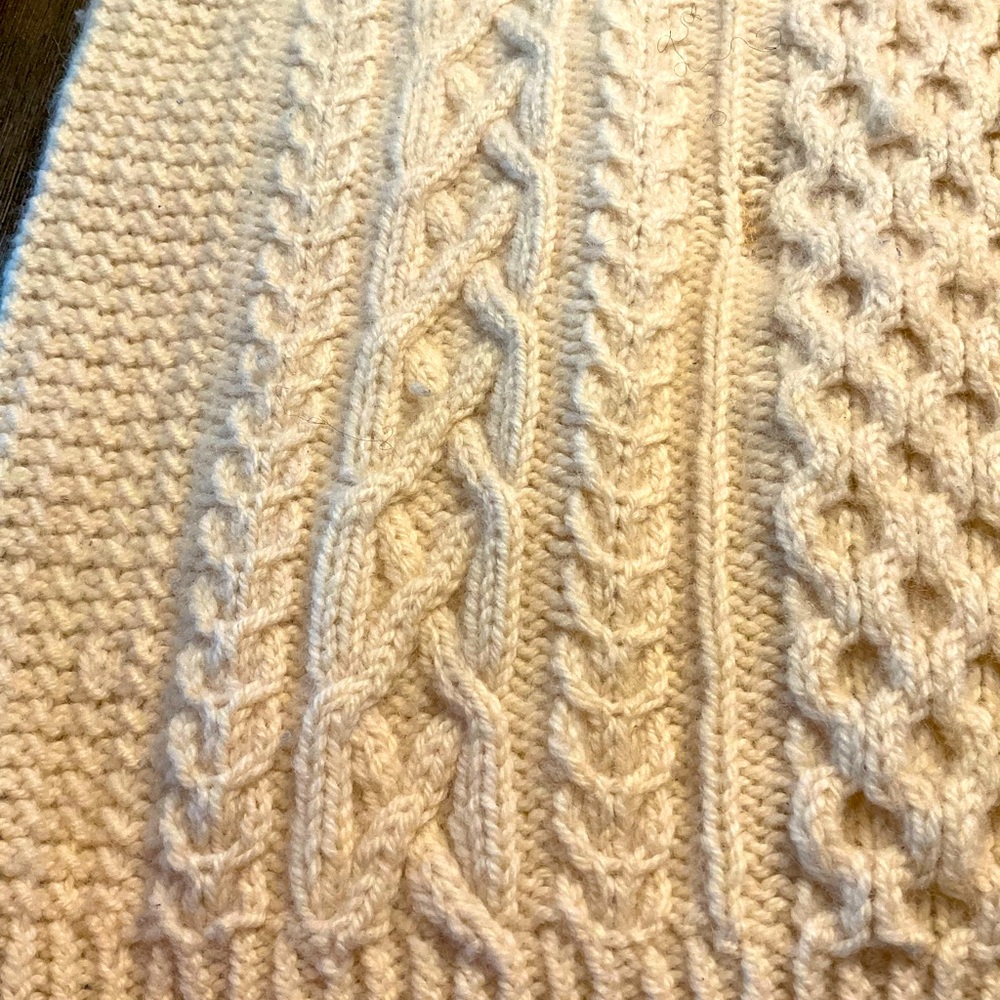 Authentic handmade sweater from Ireland